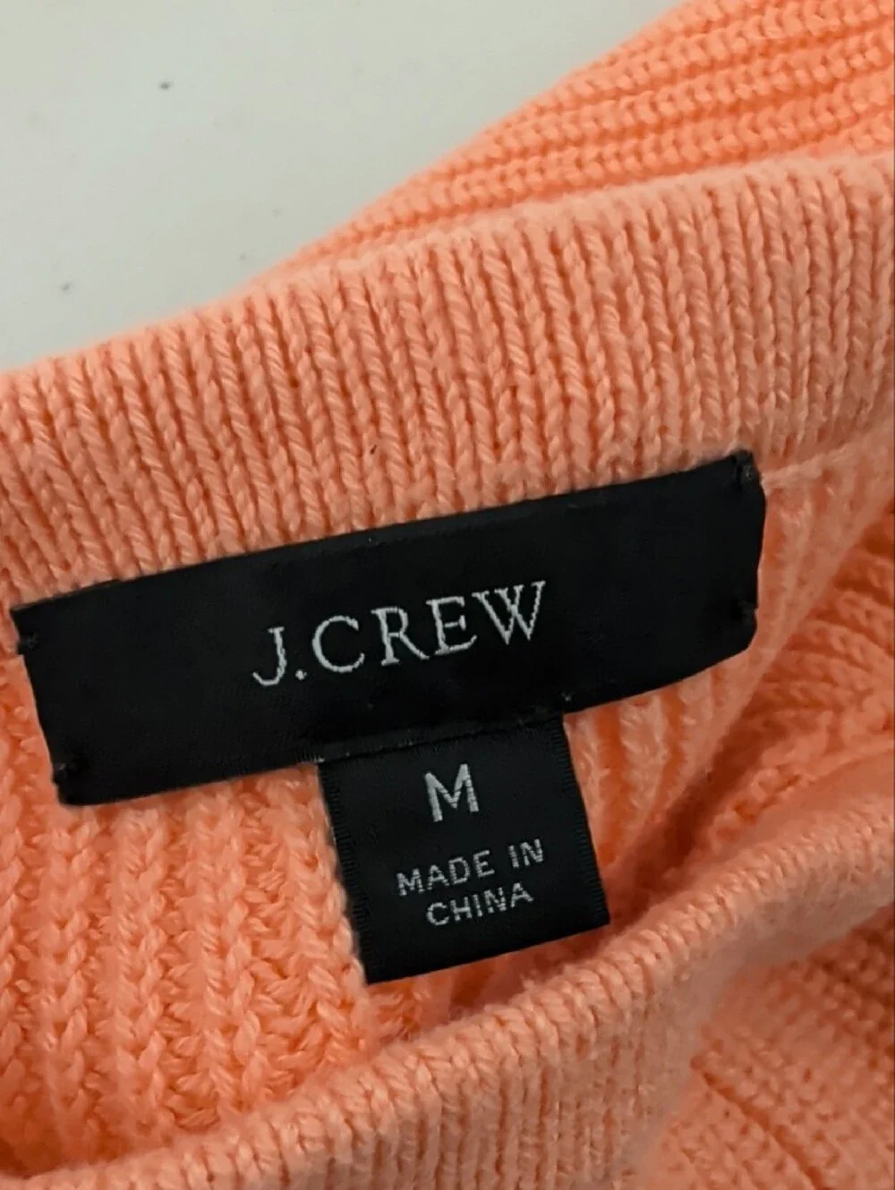 J. Crew Coral Halter Knit Camisole